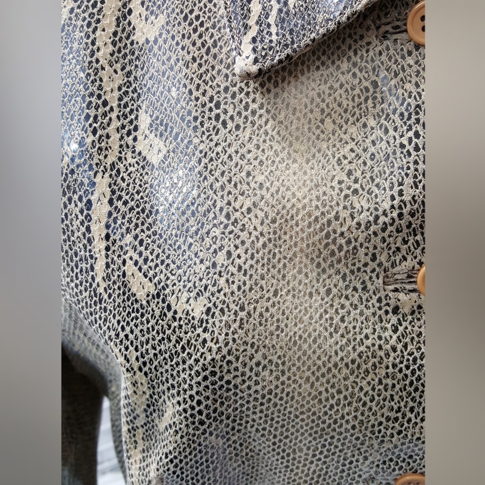 Yvonne Marie Python Leather Jacket - image 4